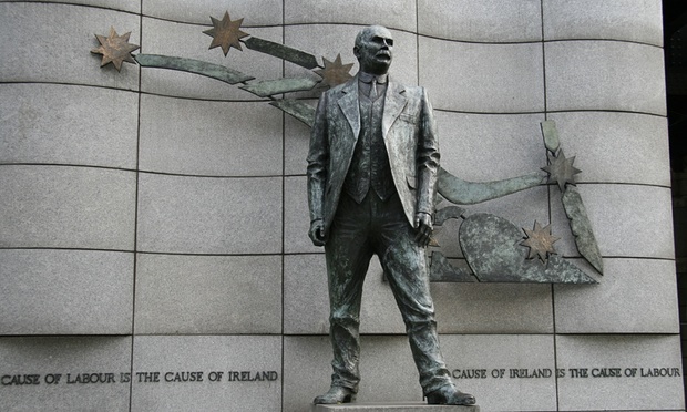 A statue of James Connolly outside the offices of the Services Industrial Professionial and Technical Union in Dublin. (Photo: Sue Heaton / Alamy/Alamy)